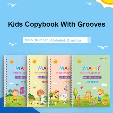 Magic Practice handwritting book  Set  (4 Books )