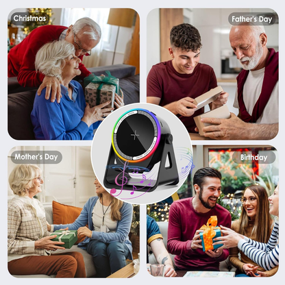 4-in-1 Wireless Induction Speaker with RGB Lights